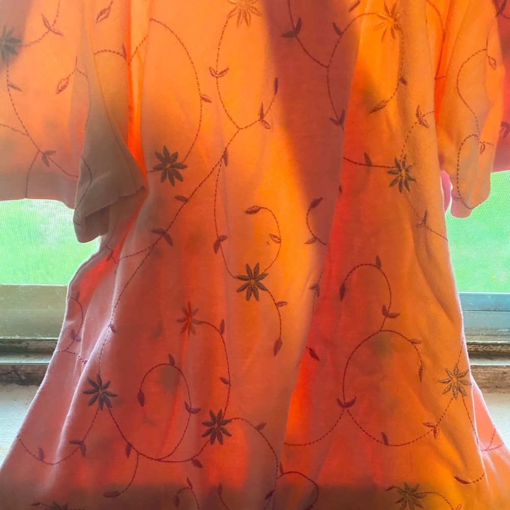 Soft shirt, probably comfortable to sleep in